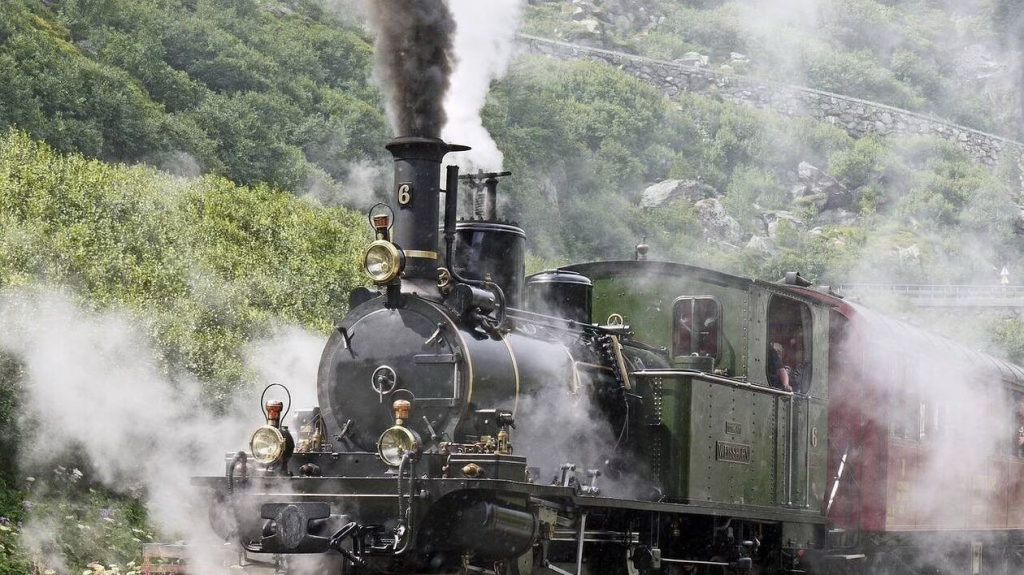 Les trains à vapeur et les voyages d'autrefois